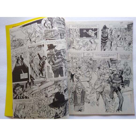 Cracked Monster Party Magazine Freddy Nightmare Elm Street 22 Halloween Horror - Picture 4 of 8